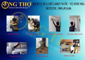 Ong thợ vệ sinh nhà cửa